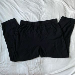 Black H&M Straight Leg Lightweight Pant